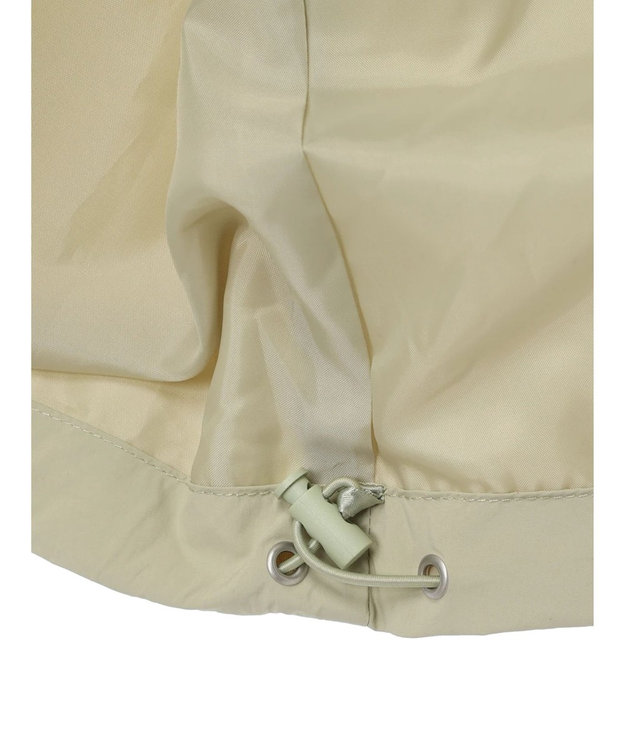 earth music&ecology テックフードロングコート Light Khaki