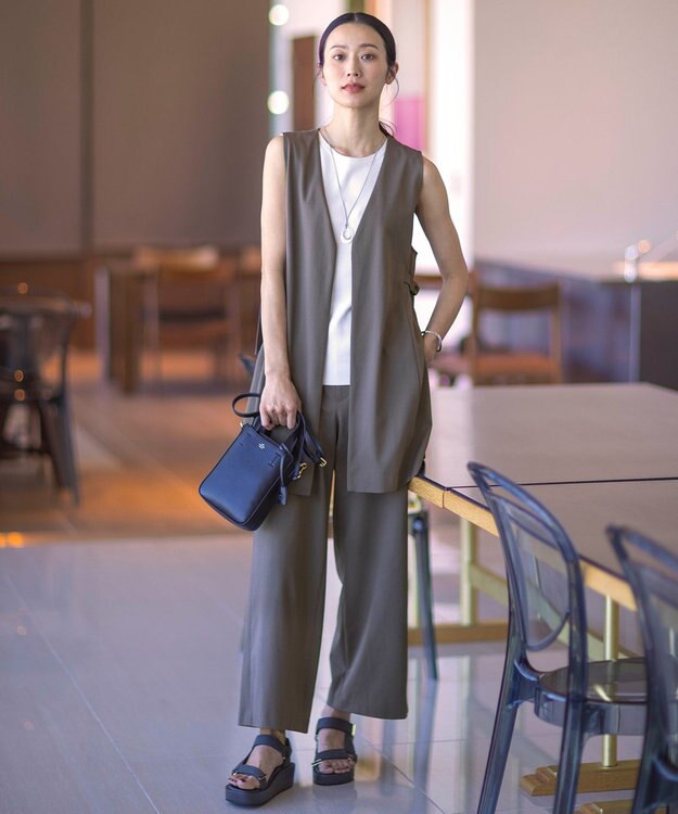 J.PRESS LADIES 【WEB限定カラーあり・撥水】ストラップ サンダル グレー系