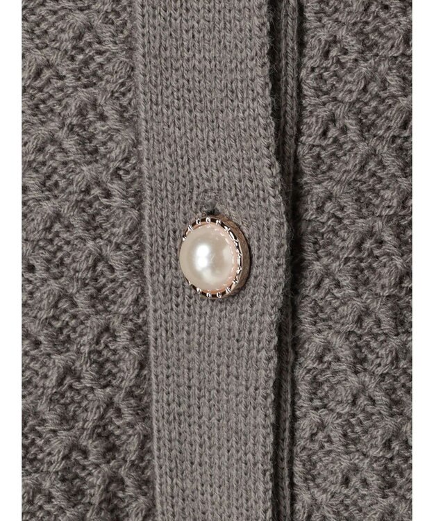 Green Parks ・Ｐｅｔｉｔ　Ｆｌｅｕｒ　ビッグカラーニットカーデ Gray