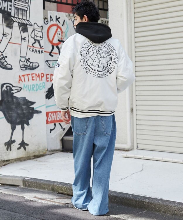 WEGO パテッドワッペンスタジャン ホワイト