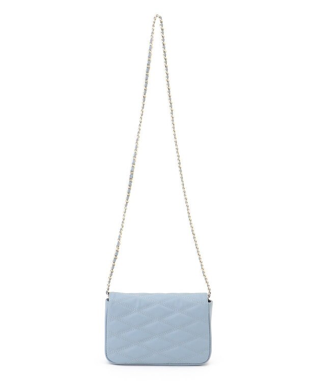 23区 【Oggi10月号掲載】キルティング ショルダーバッグ ターコイズブルー系