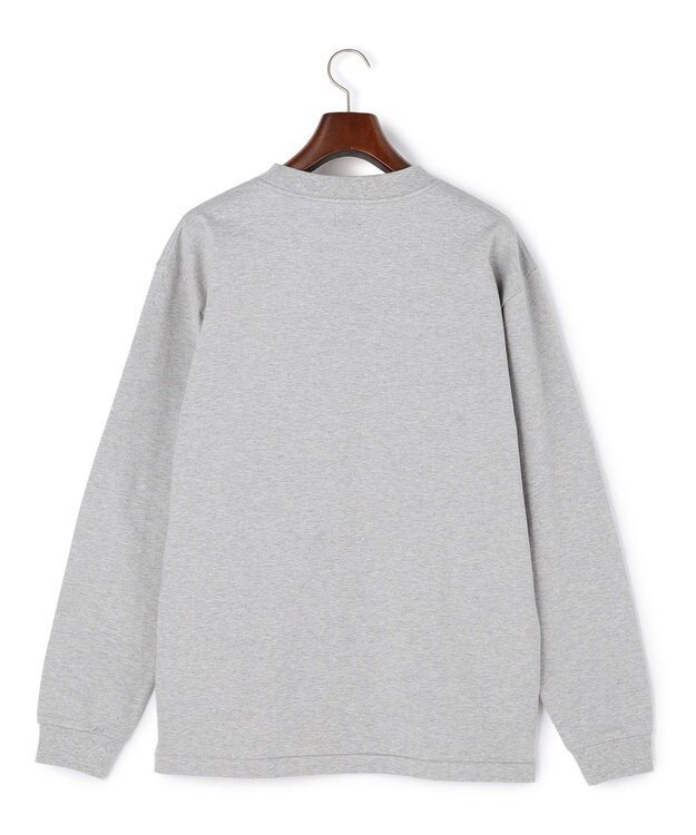 J.PRESS MEN 【J.PRESS ORIGINALS】【UNISEX】Cotton Jersey Small Logo Long Sleeve T-shirt ライトグレー系