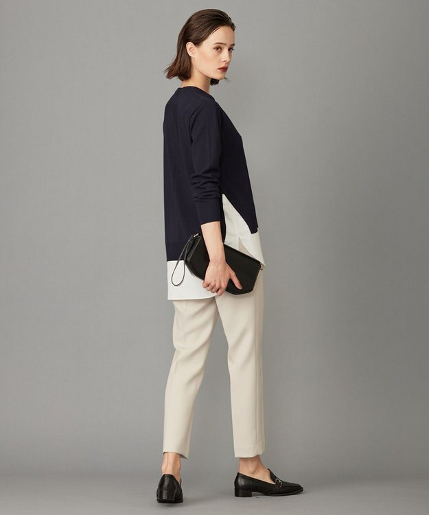 ICB 【防シワ・洗える】 トリプルクロスツイル スティックパンツ トープ系