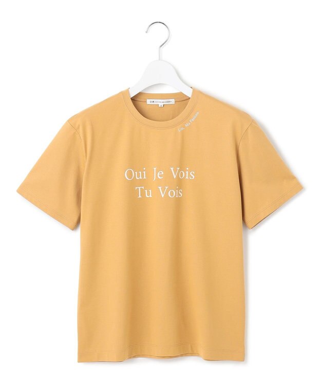 23区 【洗える】カラーロゴ Tシャツ イエロー系