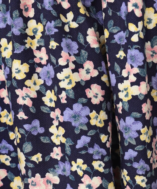 組曲 KIDS 【150-160cm】Flower tea party ワンピース ネイビー系5