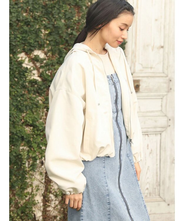 Green Parks ・ＥＬＥＮＣＡＲＥ　ＤＵＥ　バルーンマウンテンパーカー Ivory