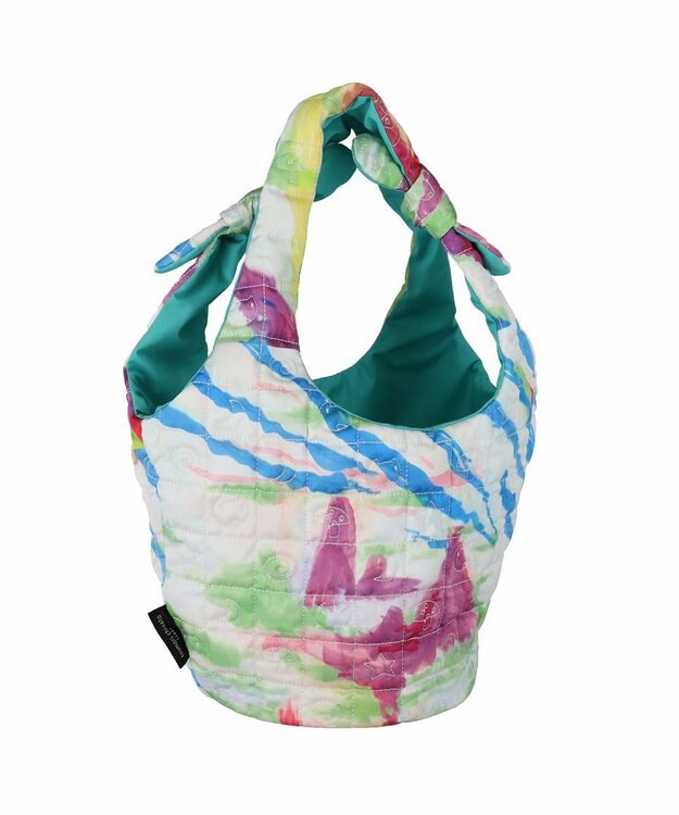 tsumori chisato CARRY Yama Kumo ハンドバッグ トートバッグ リバーシブル Sサイズ グリーン