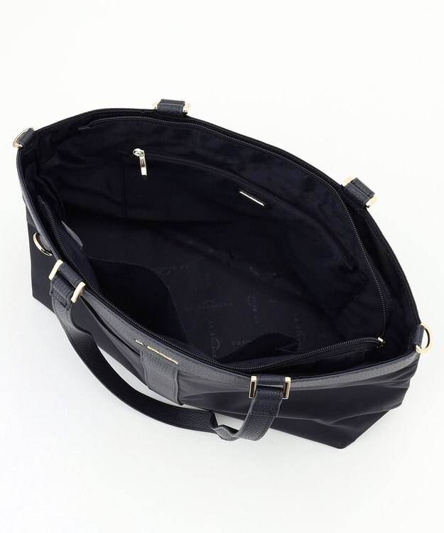 LA BAGAGERIE コンビ2WAYトートバッグ Mサイズ ネイビー