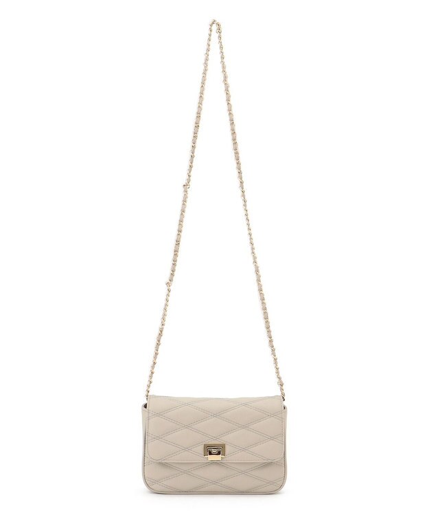 23区 【Oggi10月号掲載】キルティング ショルダーバッグ ベージュ系