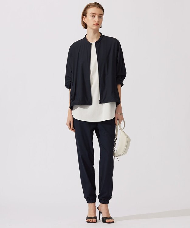 ICB L 【接触冷感・洗える】コンパクトスムース ノースリーブTシャツ オフホワイト系