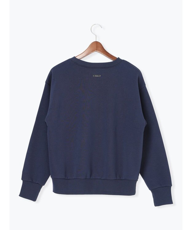 Te chichi プレート付き裏毛PO ネイビー