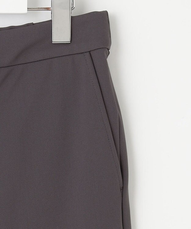 J.PRESS LADIES 【洗える】コンジュンク トリコットツイル パンツ グレー系