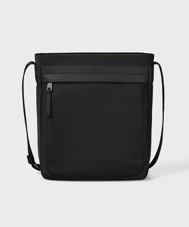 Paul Smith ナイロンブライトストライプトリム ショルダーバッグ ブラック