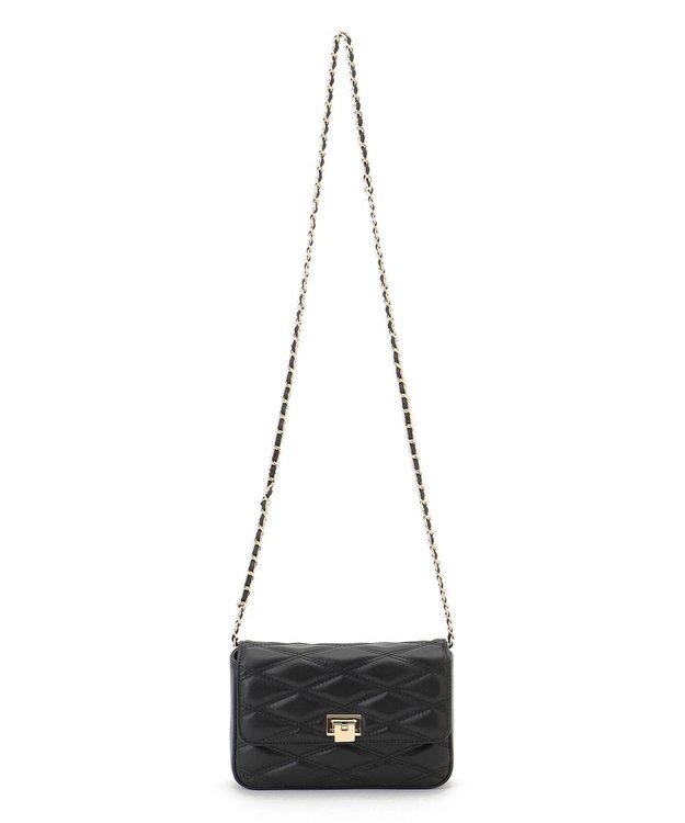 23区 【Oggi10月号掲載】キルティング ショルダーバッグ ブラック系