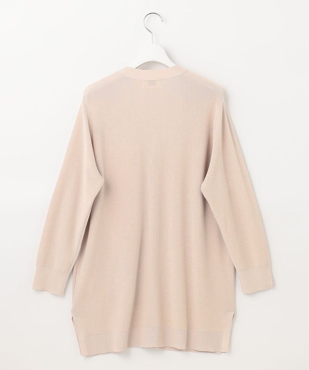 J.PRESS LADIES 【洗える】 コットンモダール カーディガン ベージュ系