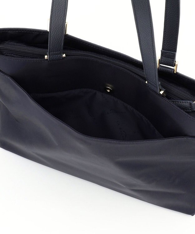 LA BAGAGERIE コンビ2WAYトートバッグ Mサイズ ネイビー