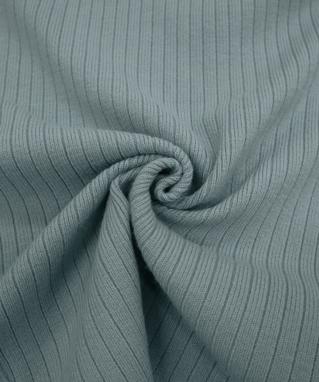 Tiaclasse L 【洗える】1枚でもレイヤード効果のあるサイドボタンチュニック ミント