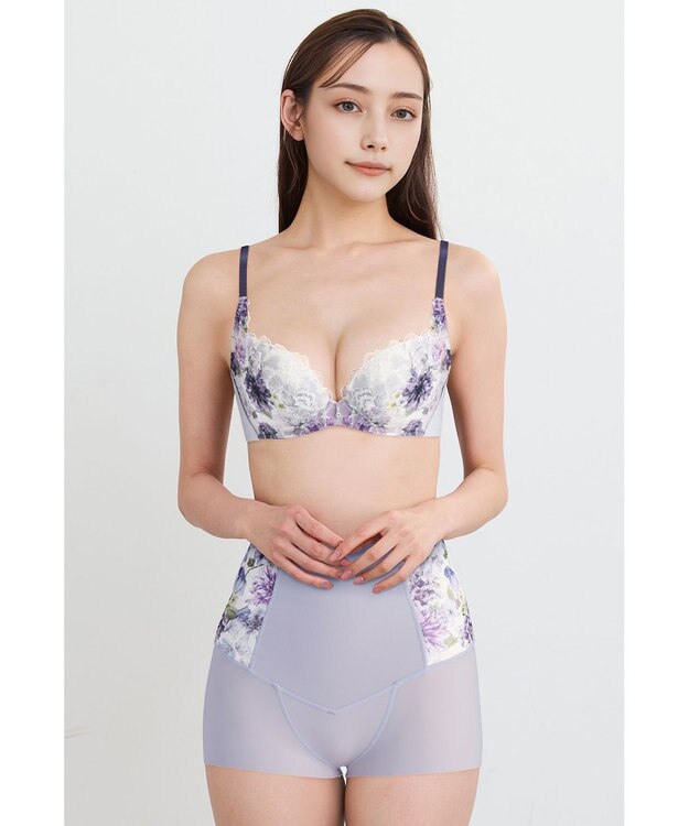 WACOAL 【SUHADA 肌リフト プラス】 ガードル ショート丈 下半身のたるみをリフトアップ ジャストウエスト スハダ GRC324 /ワコール ラズベリー