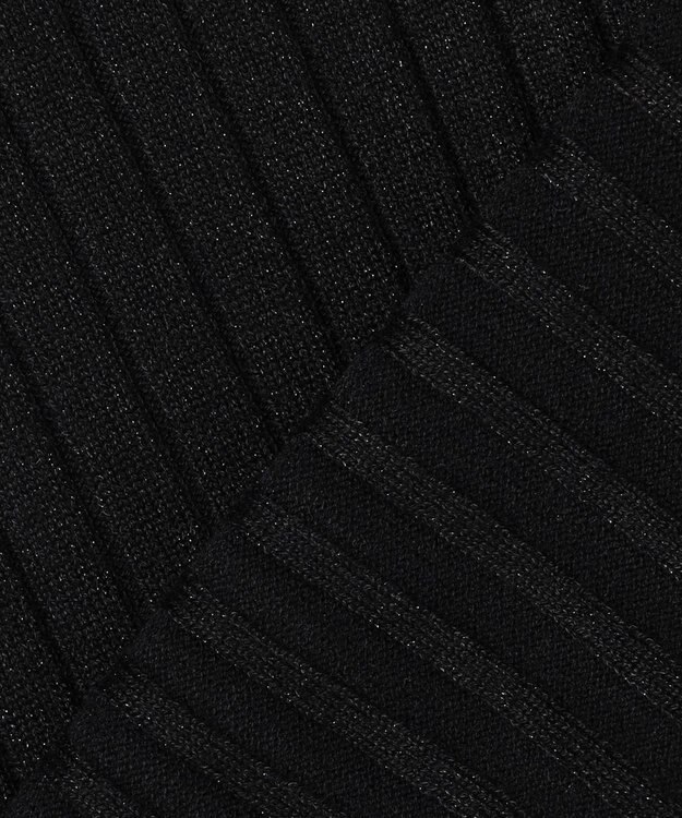 組曲 S ラメアンサンブル ニット ブラック系