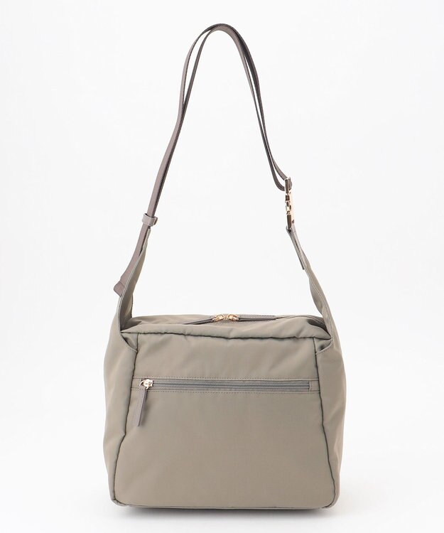 LA BAGAGERIE メタルバックル　ボックスショルダー　Sサイズ グレージュ