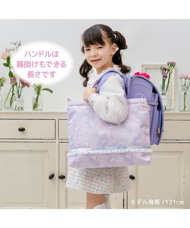 Mother garden マザーガーデン  野いちご レッスンバッグ 《レトロストロベリー柄》 レトロストロベリー柄