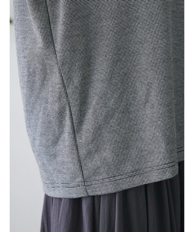 CRAFT STANDARD BOUTIQUE レトロ柄カットプルオーバー Black