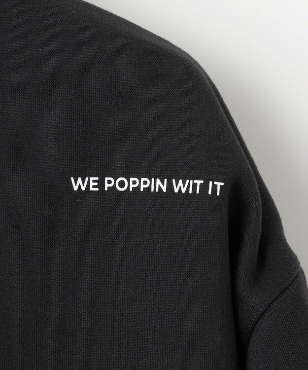 PW CIRCULUS 【WOMEN】ハーフジップ スウェット ブラック系