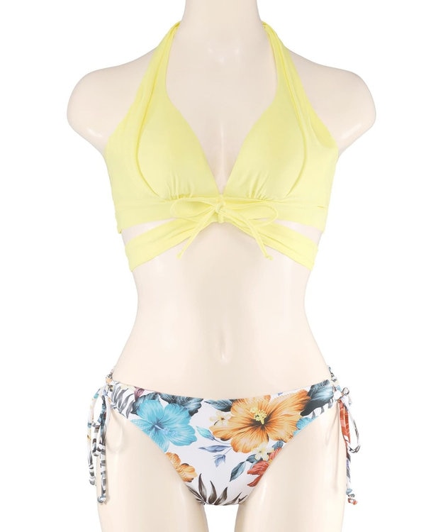 San-ai Resort（三愛水着楽園） ナチュラルだけどしっかり盛れる【ナチュラルアップブラ】　ノンワイヤービキニ　9M　【San-ai Resort（サンアイリゾート）】 イエロー