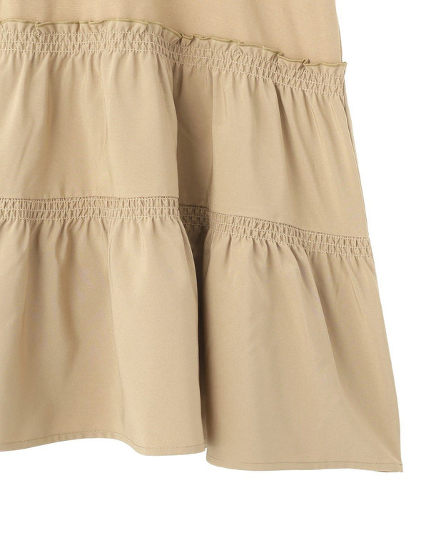 Green Parks 裾ドッキングプルオーバー Beige