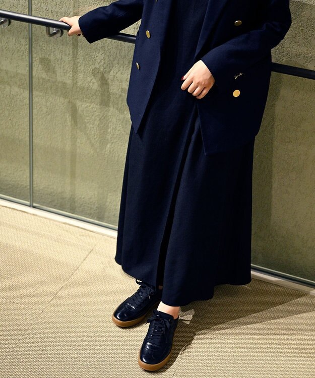 Pointer 本革シンプルスニーカー ブラック