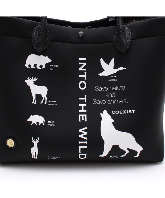 A.D.M.J. 【A4収納可】【魔法のように軽い】マジックライト/キューブトート34cm NEGRO,A