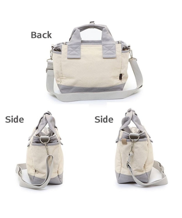 PET PARADISE ペットパラダイス お散歩 ショルダーバッグ (27×22cm)  ホワイト 無彩色