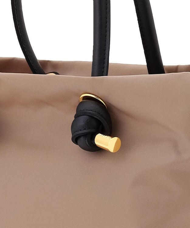 23区 VIOLAd'ORO 2WAY ナイロン トートバッグ (Sサイズ) ベージュ系