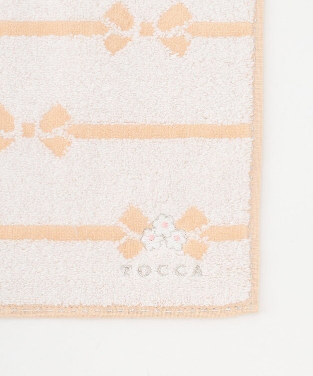 TOCCA BORDER RIBBON TOWELCHIEF タオルハンカチ ホワイト系