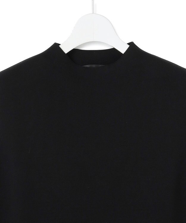 23区 S 【洗える】ヴィスコースストレッチ ノースリーブ プルオーバー ブラック系