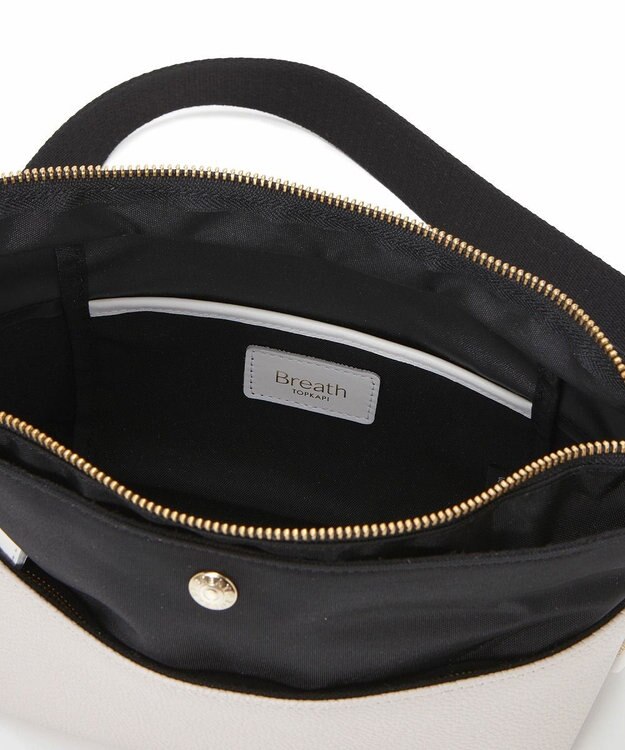 TOPKAPI 【Breath TOPKAPI】SCOTCH GRAIN スコッチグレイン バイカラー ショルダーバッグ サンドグレー