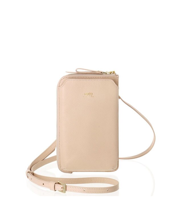 IBIZA MUNDO　マルチポシェット ピンクベージュ