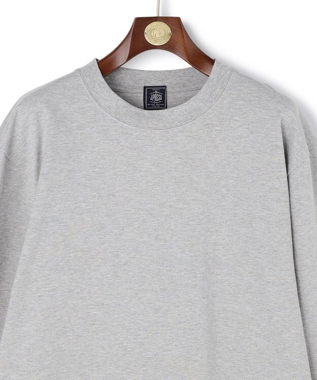 J.PRESS MEN 【J.PRESS ORIGINALS】【UNISEX】Cotton Jersey Small Logo Long Sleeve T-shirt ライトグレー系