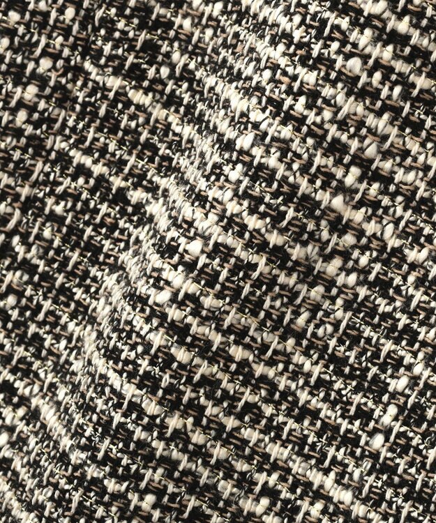 YECCA VECCA ツイードペプラムジレ Mix