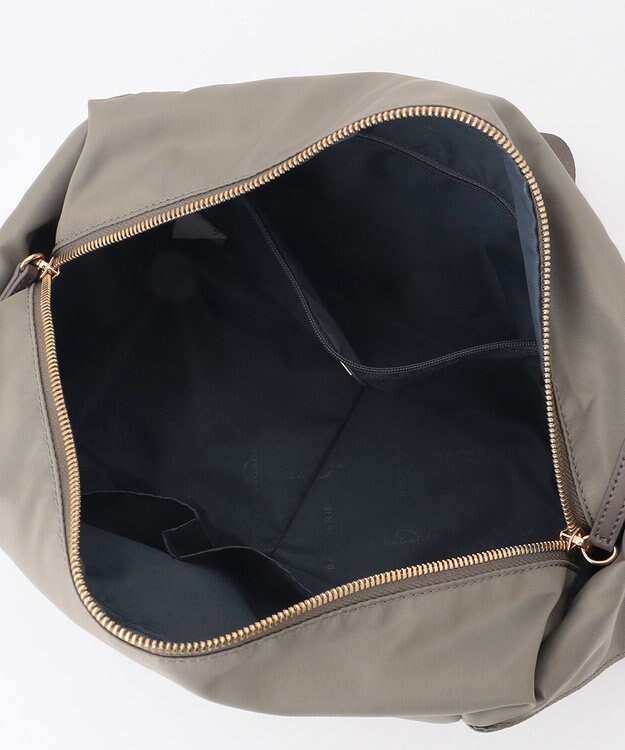 LA BAGAGERIE メタルバックル　ボックスショルダー　Sサイズ グレージュ