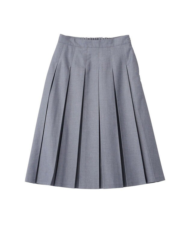 earth music&ecology タックプリーツミディスカート Gray