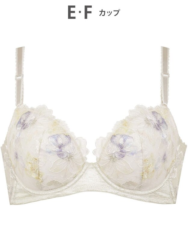 Wing ブラジャー 背中の段差をスムージング バストの脇流れをブロック 脇高設計(バック) 【後ろ姿きれいブラ】 ブラ KB2718 ウイング／ワコール シェルベージュ