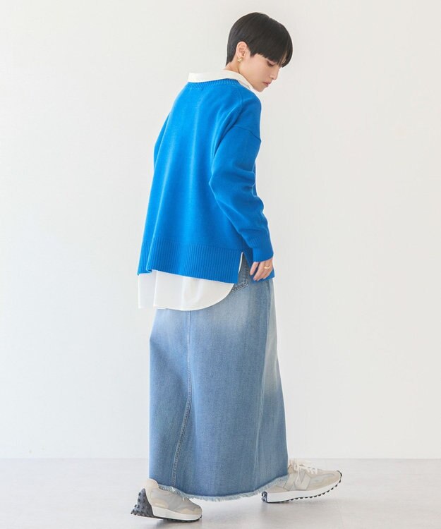 AMERICAN HOLIC デニムＡラインスカート Light Indigo