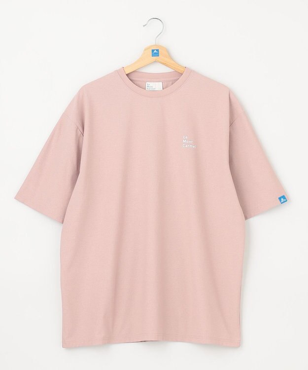 SHARE PARK LADIES 【UVカット・吸水速乾・ストレッチ・軽量 】バックプリントTシャツ オールドローズ系