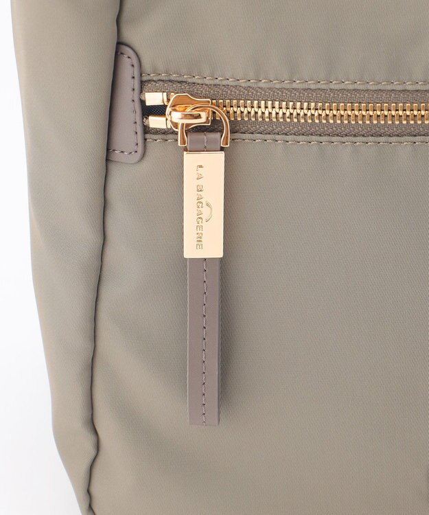 LA BAGAGERIE メタルバックル　ボックスショルダー　Sサイズ グレージュ