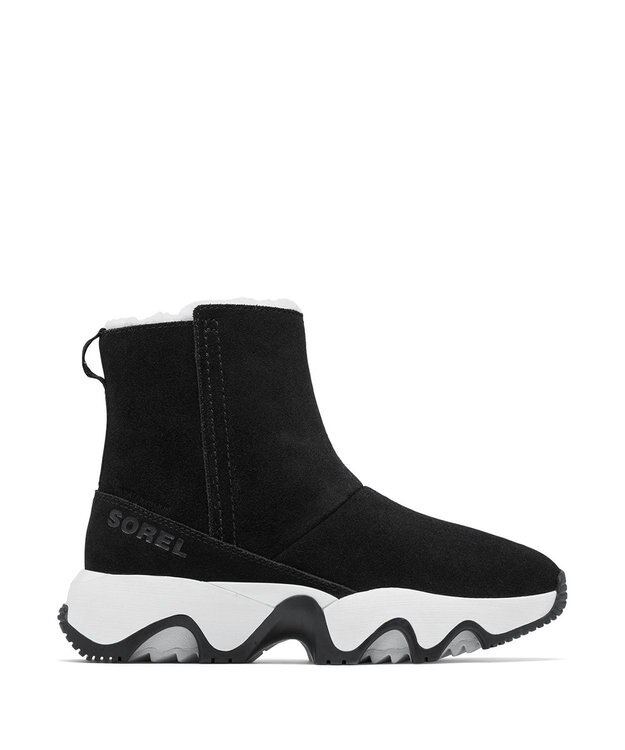 SOREL キネティックインパクト　ショートブーツ Black, Sea Salt