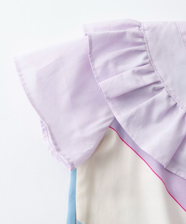 TRICOTE オーロラ柄サークルカラートップス 72PINK