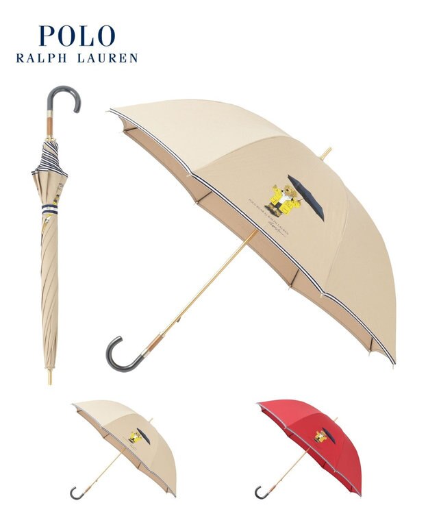 MOONBAT POLO RALPH LAUREN （ポロ ラルフローレン）長傘 RAIN BEAR ベージュ