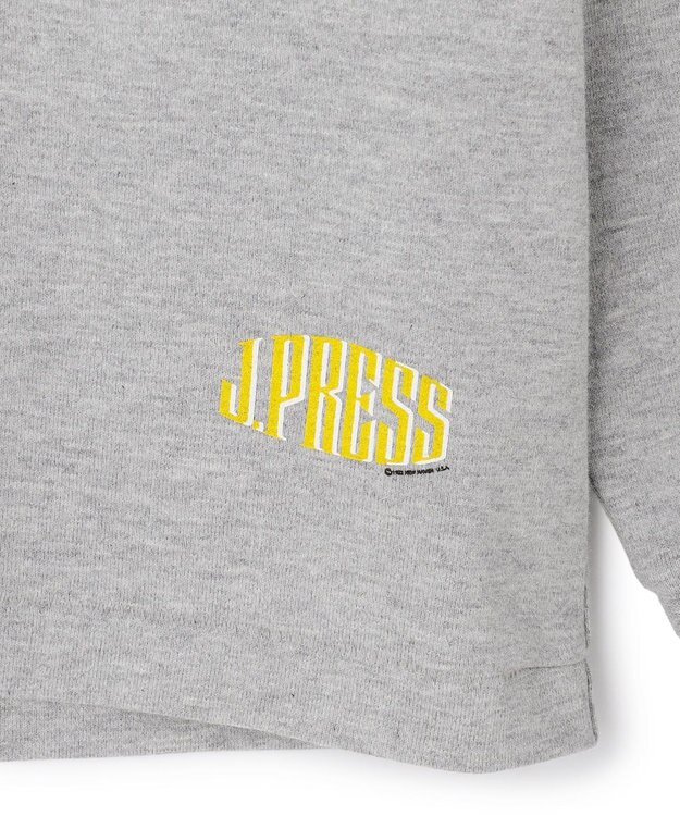 J.PRESS MEN 【J.PRESS ORIGINALS】【UNISEX】Cotton Jersey Small Logo Long Sleeve T-shirt ライトグレー系