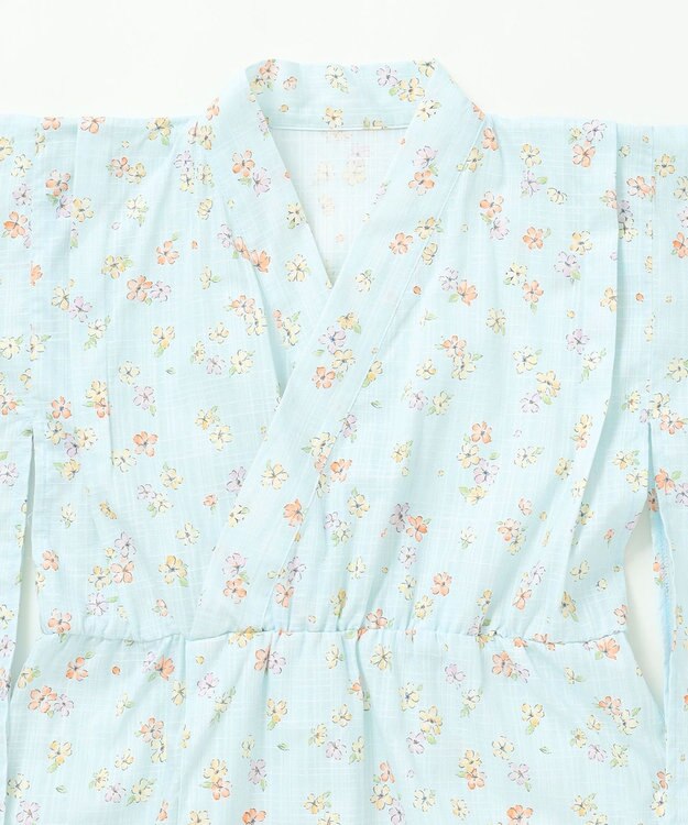 組曲 KIDS 【S-Lサイズ】SAKURA 浴衣 サックスブルー系5